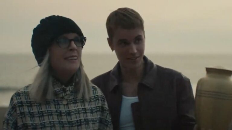 Diane Keaton foi a avó de Justin Bieber no clipe de "Ghost"