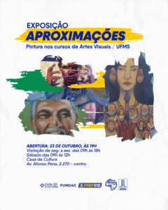 Exposição “Aproximações” celebra 45 anos dos cursos de Artes Visuais da UFMS