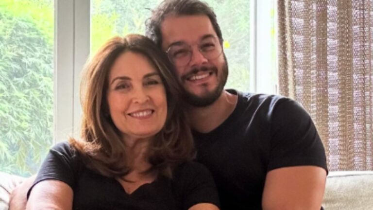 Fátima Bernardes surpreende ao gravar programa no SBT com Túlio