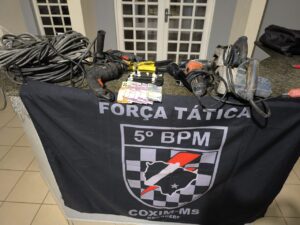 Força Tática prende homem por tráfico de drogas e receptação em Coxim