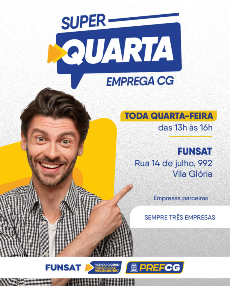 Funsat realiza duas edições do Emprega CG e participa de Conferência Nacional do Trabalho