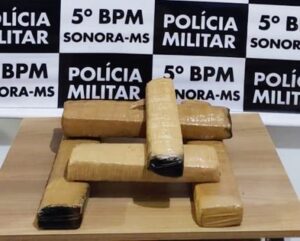 Homem é preso com mais de 4 kg de maconha em veículo na BR-163, em Sonora