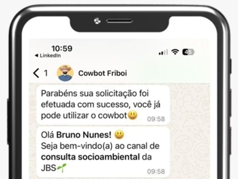 JBS disponibiliza para pecuaristas ferramenta gratuita sobre análises socioambientais
