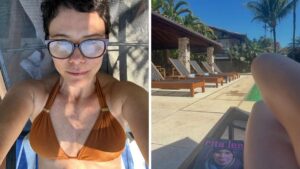 Malu Galli curte férias de biquíni em Paraty ao lado do marido