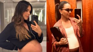 Mariana Rios exibe barrigão na reta final da gravidez e reflete