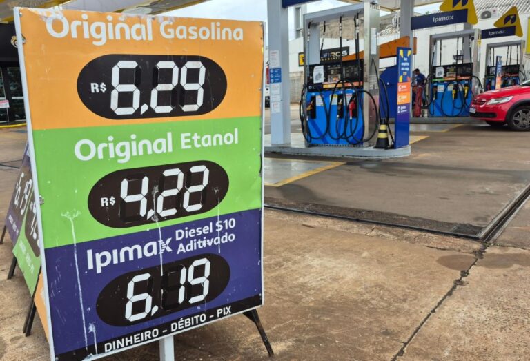 Preço médio da gasolina comum em Dourados é de R$ 6,27, revela pesquisa do Procon