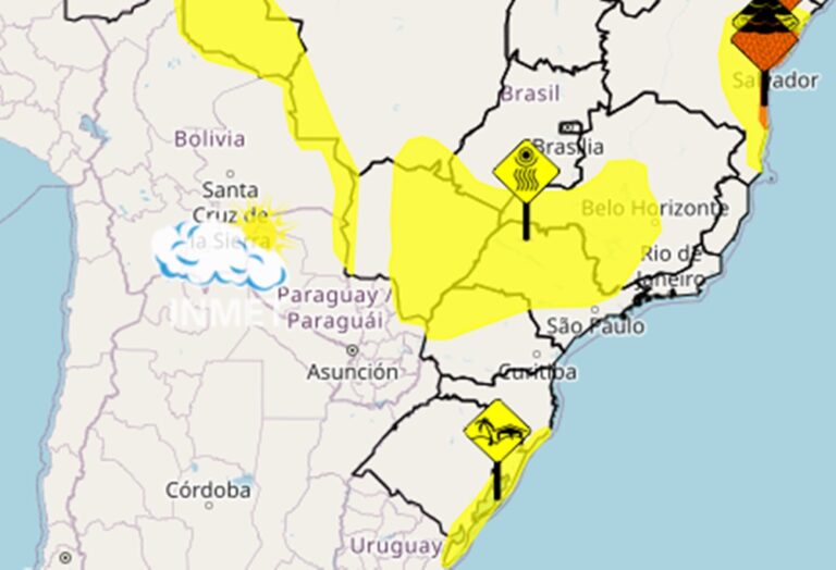 Previsão do tempo para Coxim nesta sexta-feira