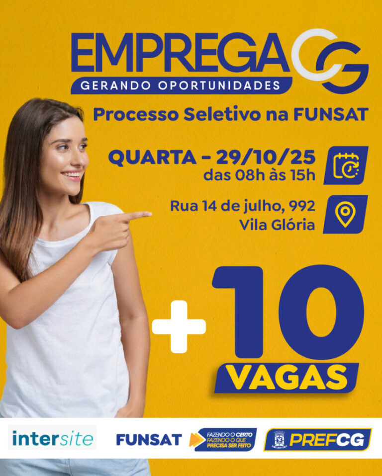 Quarta da Funsat terá ações exclusivas para 110 vagas e oportunidades em 154 profissões