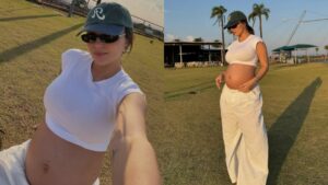 Rafa Kalimann exibe barrigão e curte dias com a família