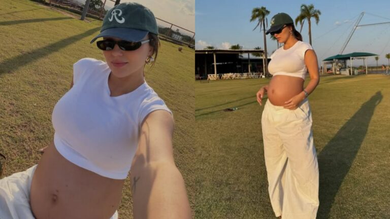 Rafa Kalimann exibe barrigão e curte dias com a família