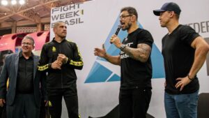 Rodrigo Minotauro e Alex Poatan