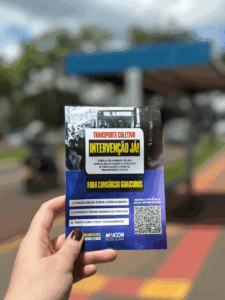 Alunos do Centro Acadêmico de Direito da UFMS manifestam apoio à petição que pede intervenção no transporte coletivo de Campo Grande