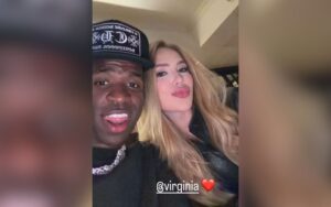 Após vitória da Seleção, Virginia Fonseca e Vini Jr posam juntos