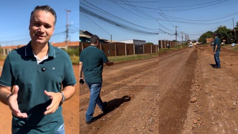 Asfalto no Jardim Monte Alegre é conquistado após anos de luta da comunidade e do vereador Leinha