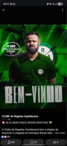 CRA anuncia novo treinador estreante no MS para temporada 2026