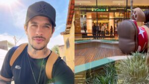 Campeão do BBB "sobrevive" a tiroteio em Shopping