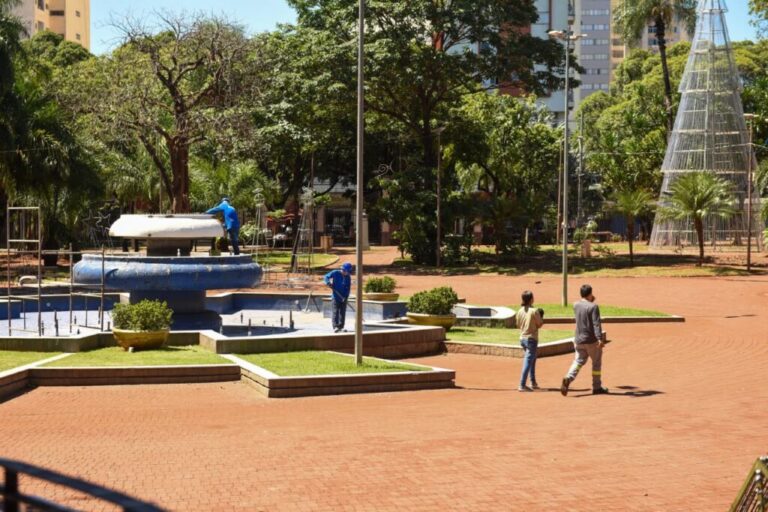 Campo Grande em Movimento: revitalização do Chafariz da Praça Ary Coelho avança com parceria e planejamento