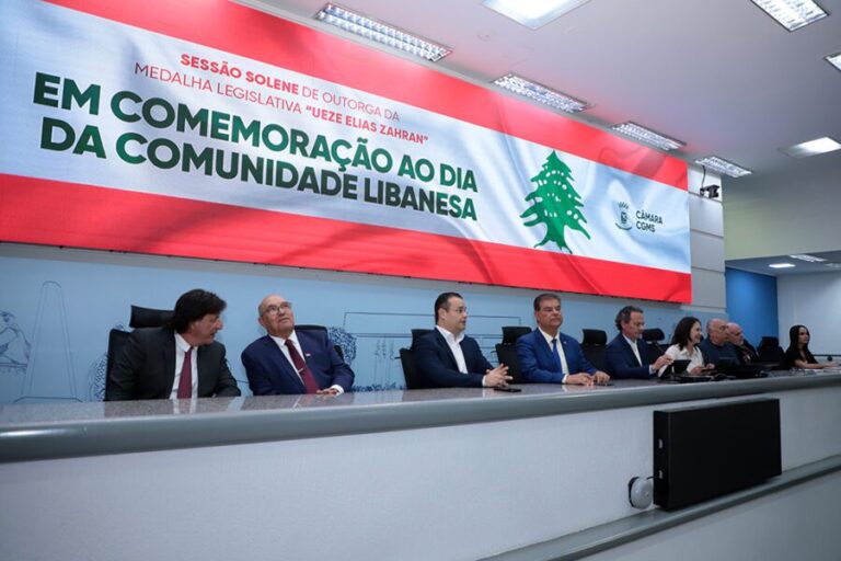 Dia da Comunidade Libanesa é celebrado com homenagens na Câmara