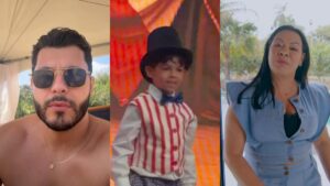 Encontro tenso: Murilo Huff e mãe de Marília assistem peça de Leo