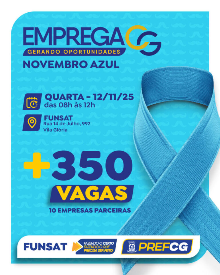 Funsat realiza evento do Novembro Azul com oportunidades em 182 empresas