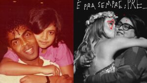 Gilberto Gil e Carolina Dieckmmann homenageiam Preta Gil