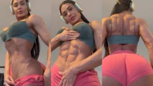 Gracyanne Barbosa mostra abdômen trincado após lesão na Globo