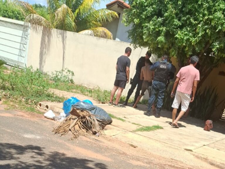 Homem é preso em flagrante após invadir casas e furtar roupas no bairro Piracema