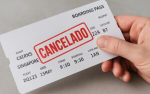 Influenciadora tem voo cancelado por seguidor após postar bilhete