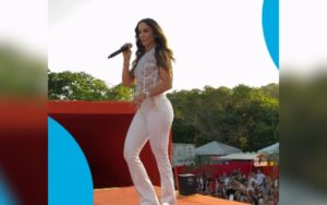 Ivete Sangalo faz primeiro show após anunciar separação