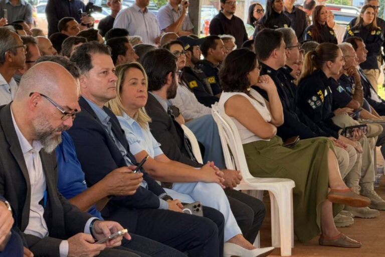 Lia Nogueira participa da inauguração da nova delegacia da PRF