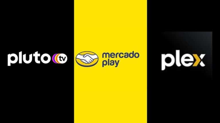 Pluto TV, Mercado Play e Plex