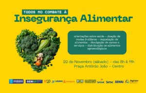 Prefeitura e parceiros promovem ação para reforçar combate à insegurança alimentar