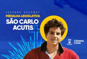 Sessão Solene na Câmara destaca Juventude Católica com entrega da Medalha São Carlo Acutis