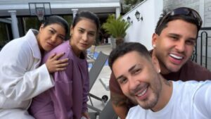 Simaria reaparece irreconhecível com Simone e Carlinhos Maia