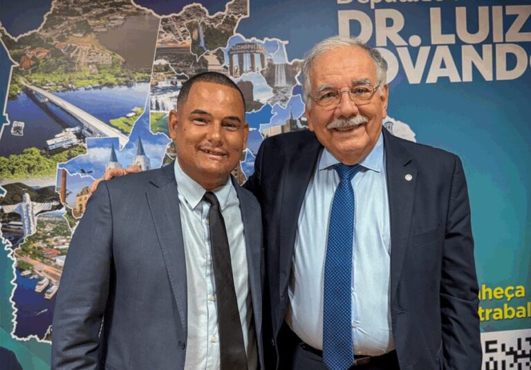 Vereador Wilson Lands se reúne com deputado federal Dr. Luiz Ovando em busca de recursos para Campo Grande