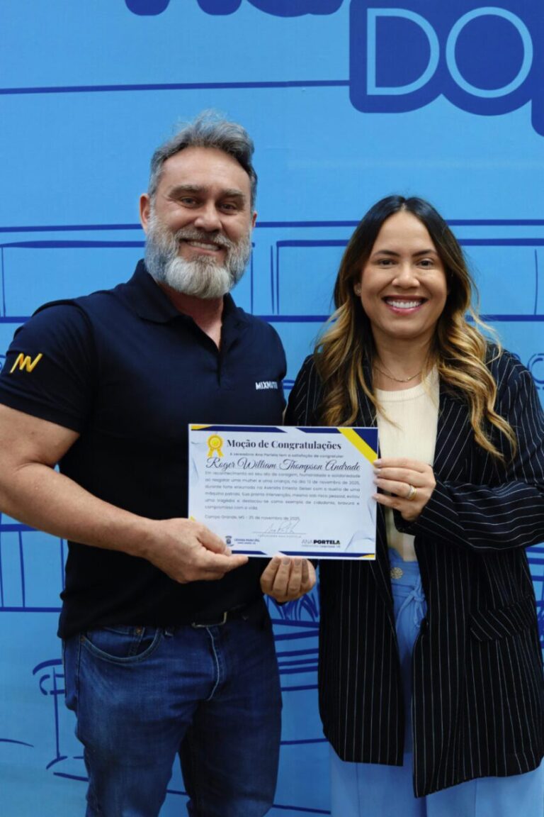 Vereadora Ana Portela propõe Moção de Congratulações a cidadão que resgatou mãe e criança durante enxurrada na Ernesto Geisel