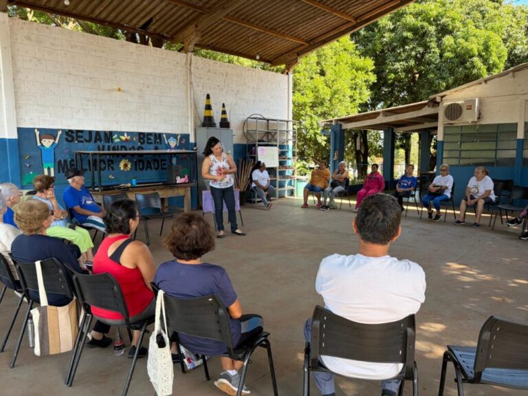 Ações da SAS promovem saúde e prevenção entre idosos do Serviço de Convivência