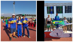 Atleta master conquista medalhas no Sul-Americano com apoio da Prefeitura