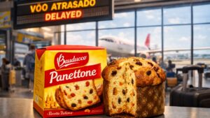 Bauducco oferece panetone grátis a passageiros com voos atrasados