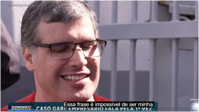 Cabrini confronta riso de suspeito de matar gari a tiro; veja