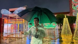 Chuva adia início de shows do Natal Encantado