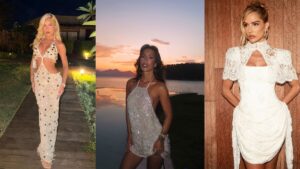 Famosos entram em clima de virada e exibem looks para 2026