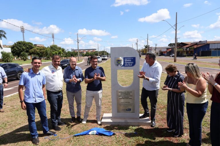 Governo entrega Coronel Ponciano e prefeito destaca importância da obra para Dourados