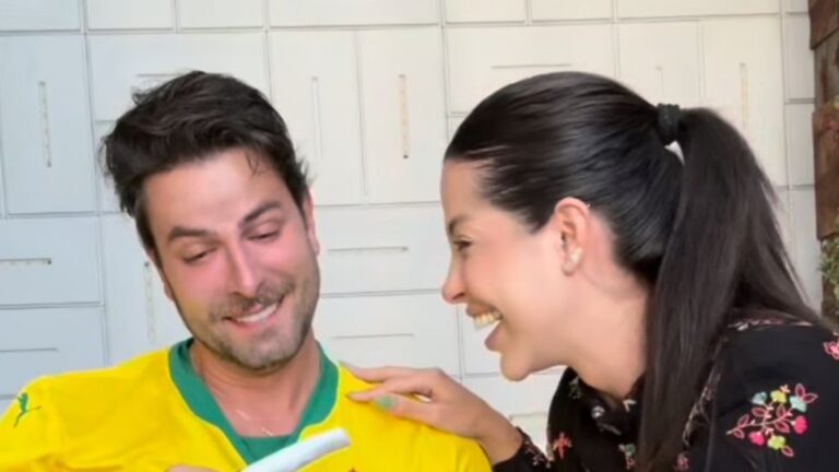 Gustavo Marsengo reage ao descobrir 1ª gravidez de Laís Caldas