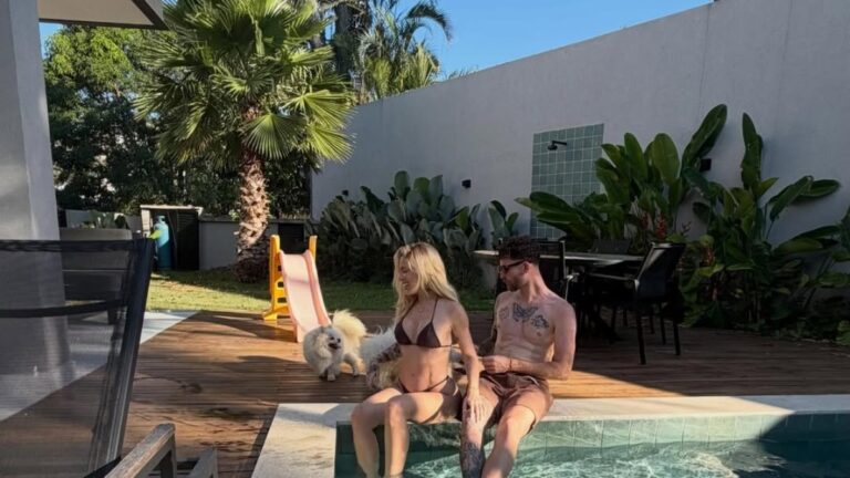 Léo Pereira publica fotos com Karoline Lima no Rio de Janeiro