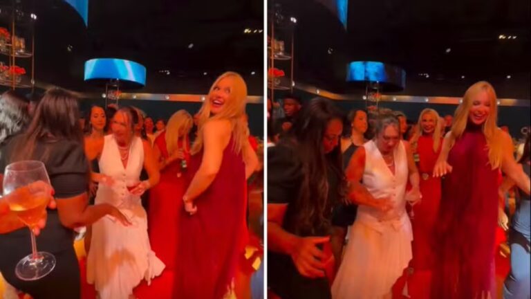 Mãe de Virginia celebra 60 anos e dança com mãe de Vini Jr; veja