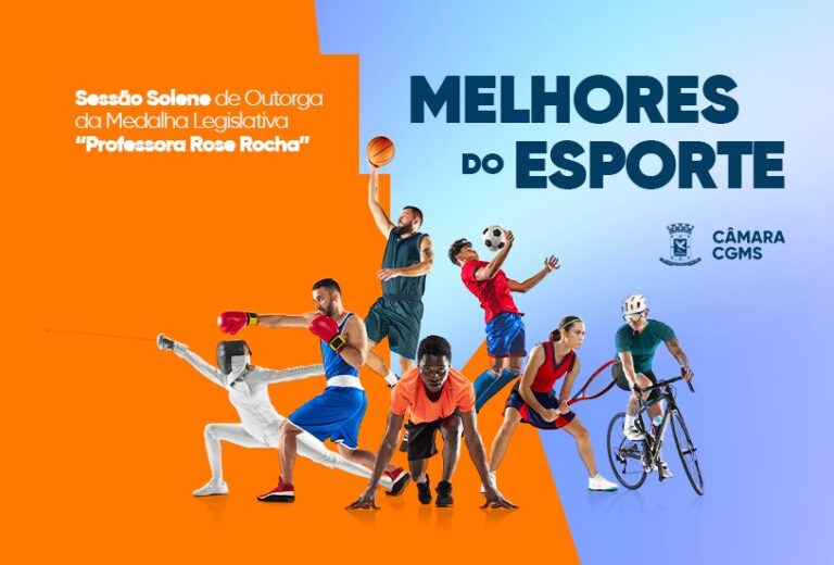 Melhores do Esporte serão homenageados em Sessão Solene na quarta-feira
