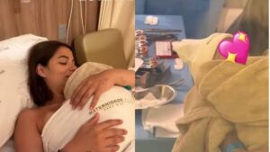 Nasce Rosamaria, filha da ex-BBB Key Alves e do cantor Bruno Rosa