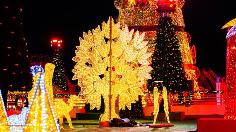 Natal de Goiânia tem Papai Noel, neve e mais de 300 apresentações