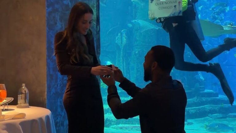 Nego do Borel pede Júlia Pires em casamento em Dubai